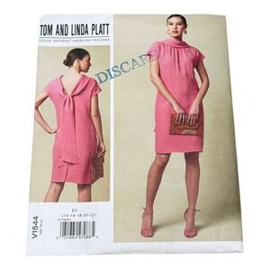 Vogue Pattern V1544 Misses Dress 14-22 Tom and Linda Platt‎ New Uncut